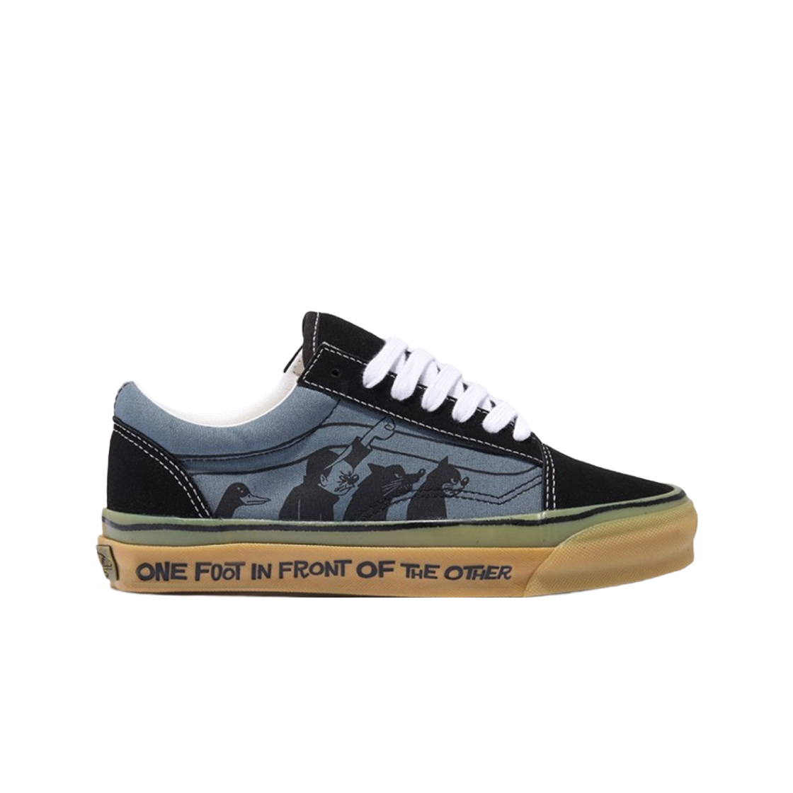 반스 x 유스케 하나이 프리미엄 올드스쿨 하나이 블랙 스토미 웨더(Vans x Yusuke Hanai Premium Old Skool Hanai Black Stormy Weather) - 1