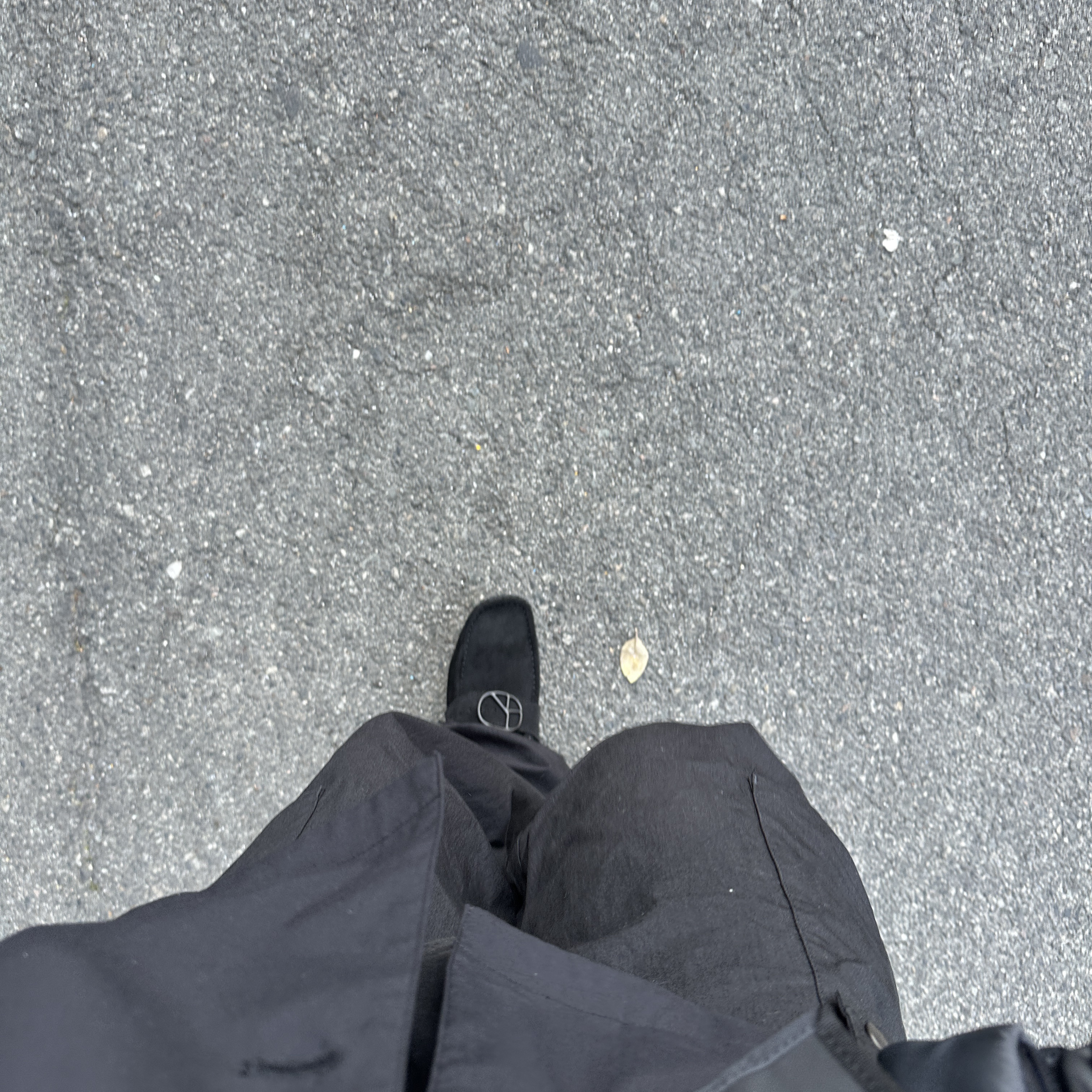 Clarks x Needles Wallabee Strap Lo Black Suede, Needles Field Pants Black 착용 스타일