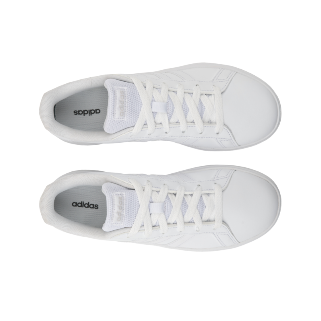 (키즈) 아디다스 그랜드 코트 2.0 클라우드 화이트 그레이 원((Kids) Adidas Grand Court 2.0 Cloud White Grey One) - 5