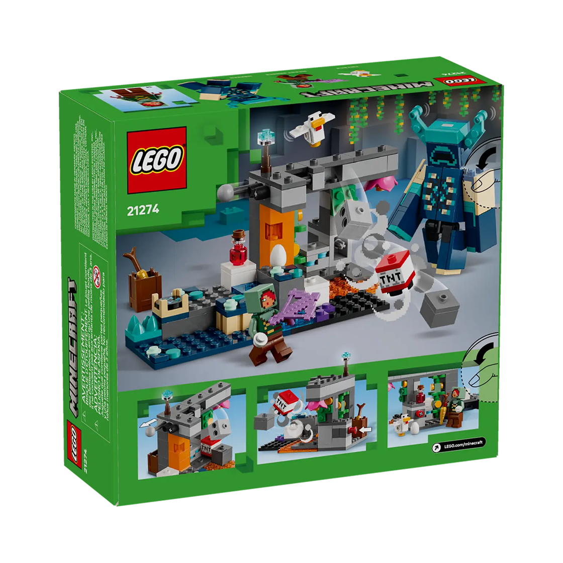 레고 마인크래프트 워든과의 조우(Lego Minecraft The Warden Encounter) - 2