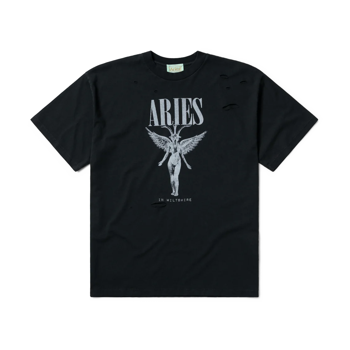 에리즈 얼라이즈 너바나 쇼트 슬리브 티 블랙 - 25SS(Aries Nirvana SS Tee Black - 25SS)