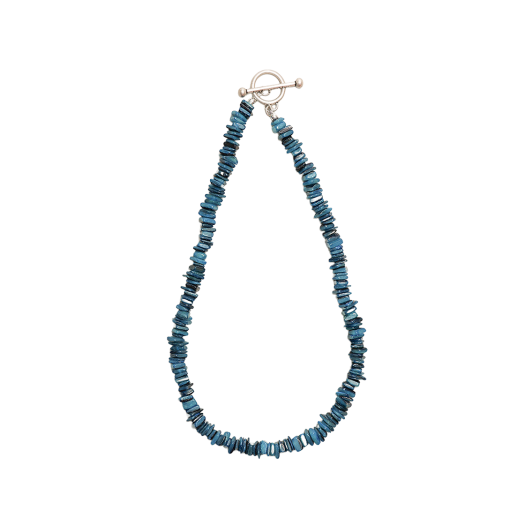 TBH52ABTN006BL TOWTOW.ARCHIVE Luna Shell Nekclace Blue