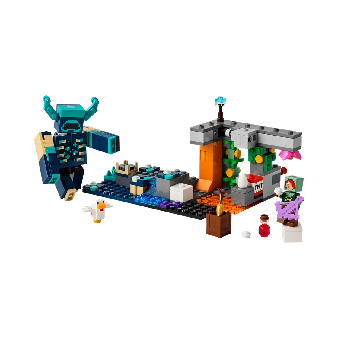 레고 마인크래프트 워든과의 조우(Lego Minecraft The Warden Encounter) - 1