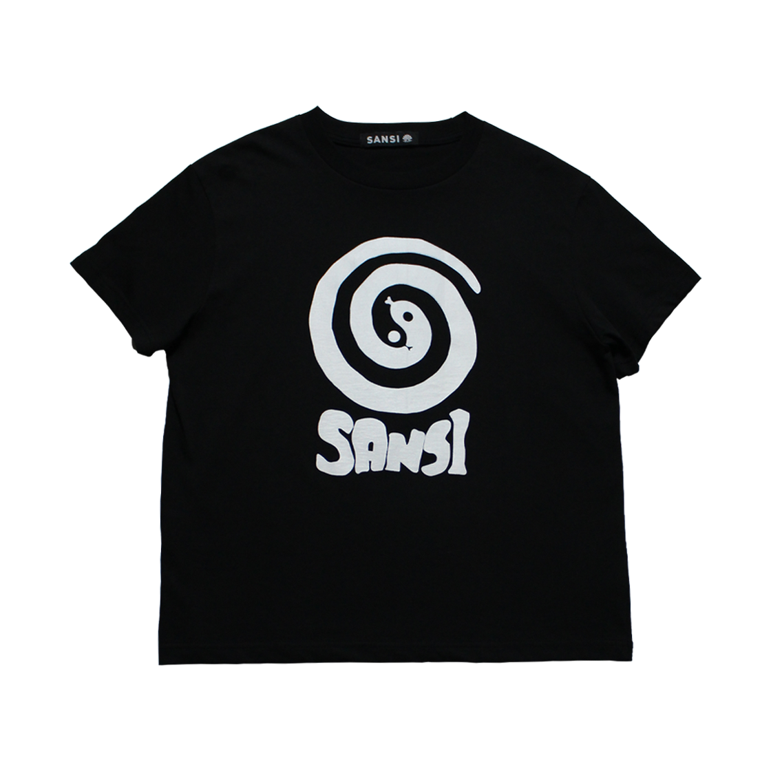 산시 잉양스네이크 티셔츠 블랙(SANSI Yin Yang Snake T-Shirts Black)