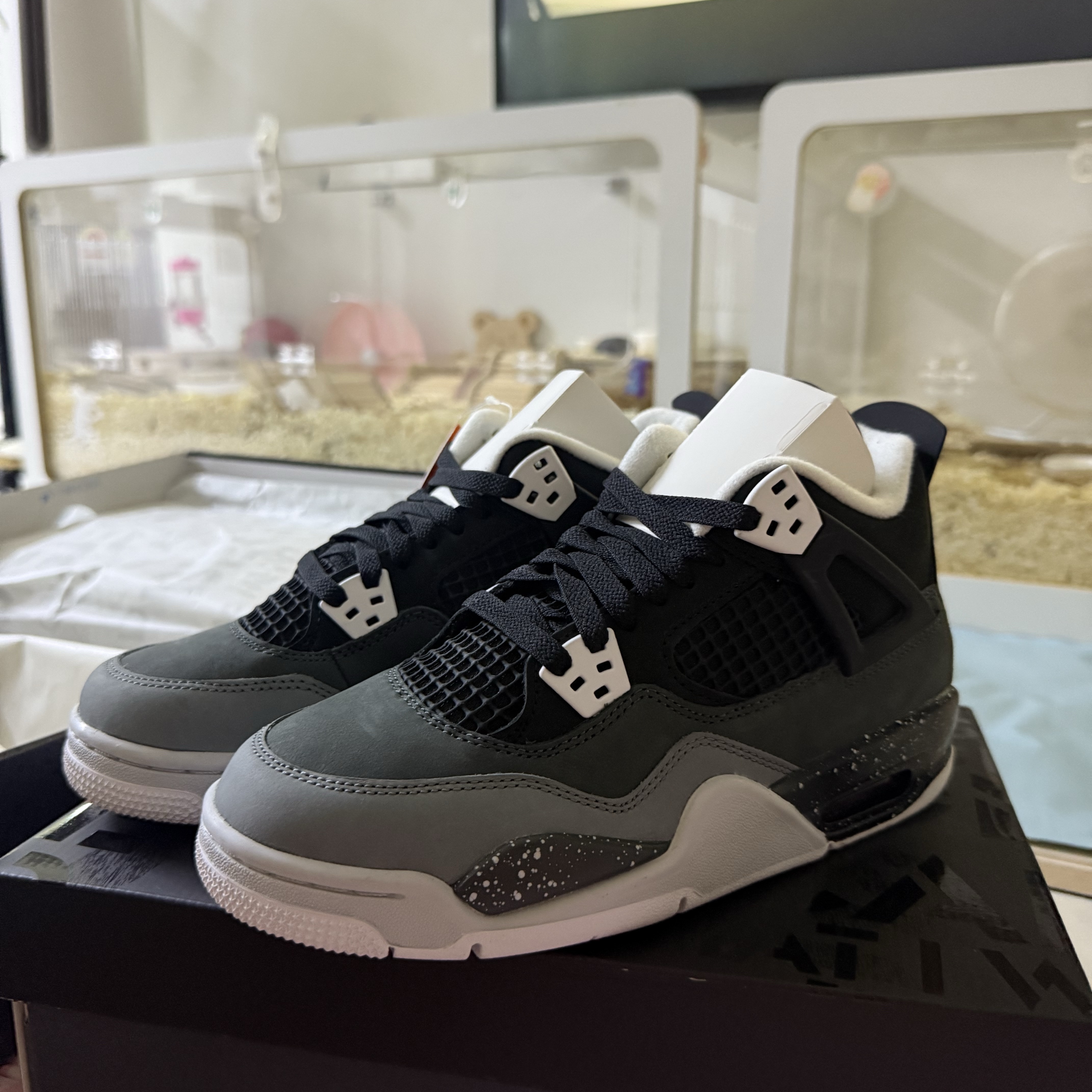 Jordan 4 Retro Fear 2024 착용 스타일 - 1