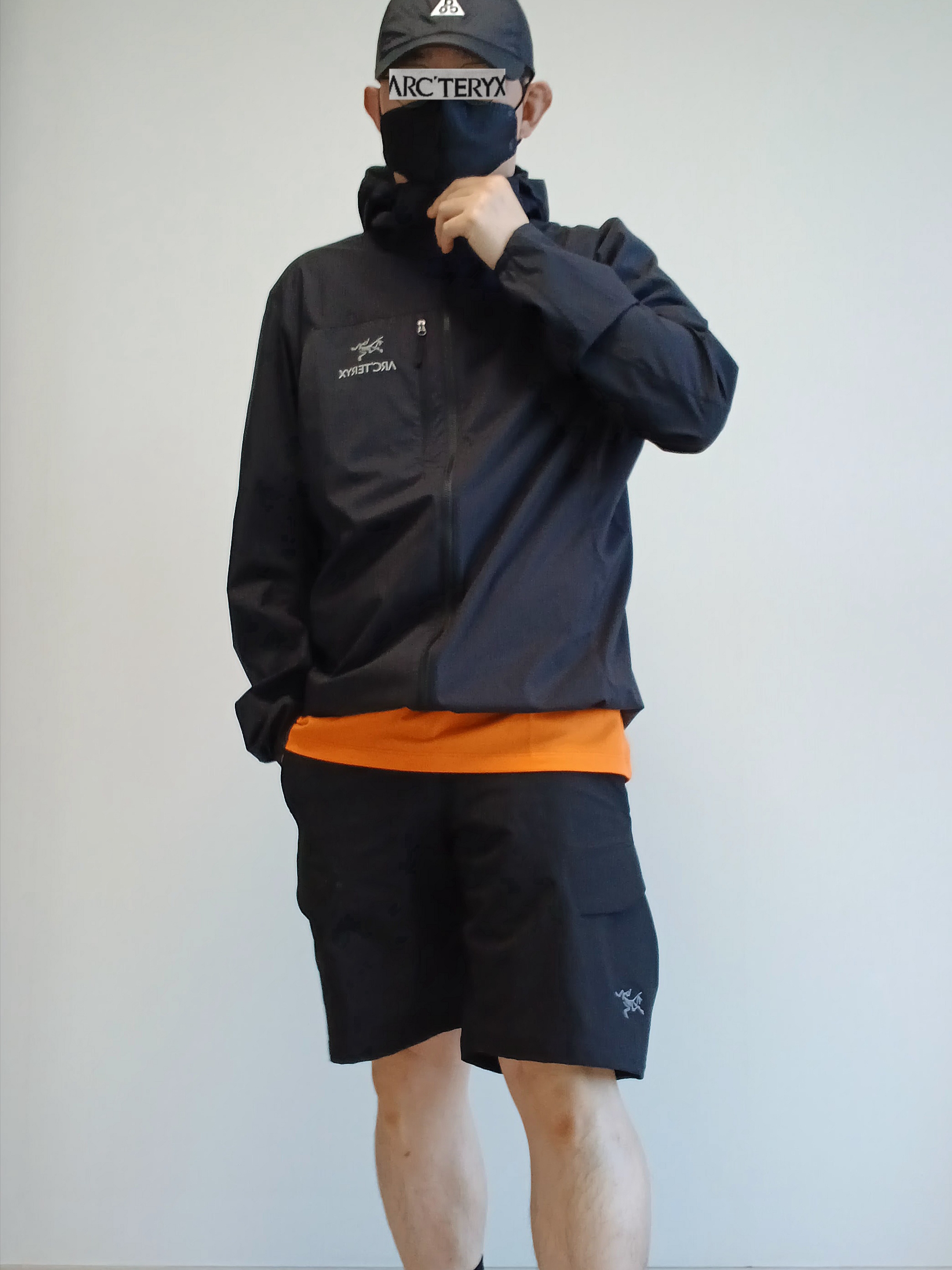 Nike ACG Trail Cap Black, Arc'teryx Squamish Hoody Black 착용 스타일 - 9