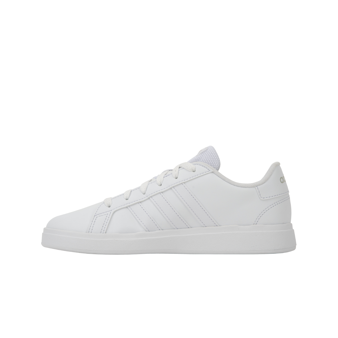 (키즈) 아디다스 그랜드 코트 2.0 클라우드 화이트 그레이 원((Kids) Adidas Grand Court 2.0 Cloud White Grey One) - 3