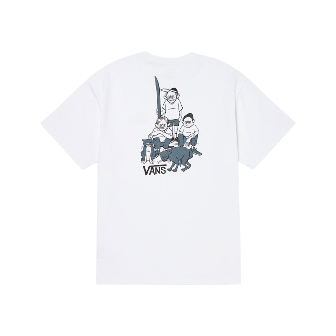 반스 x 유스케 하나이 GFX 티셔츠 화이트(Vans x Yusuke Hanai GFX T-Shirt White)