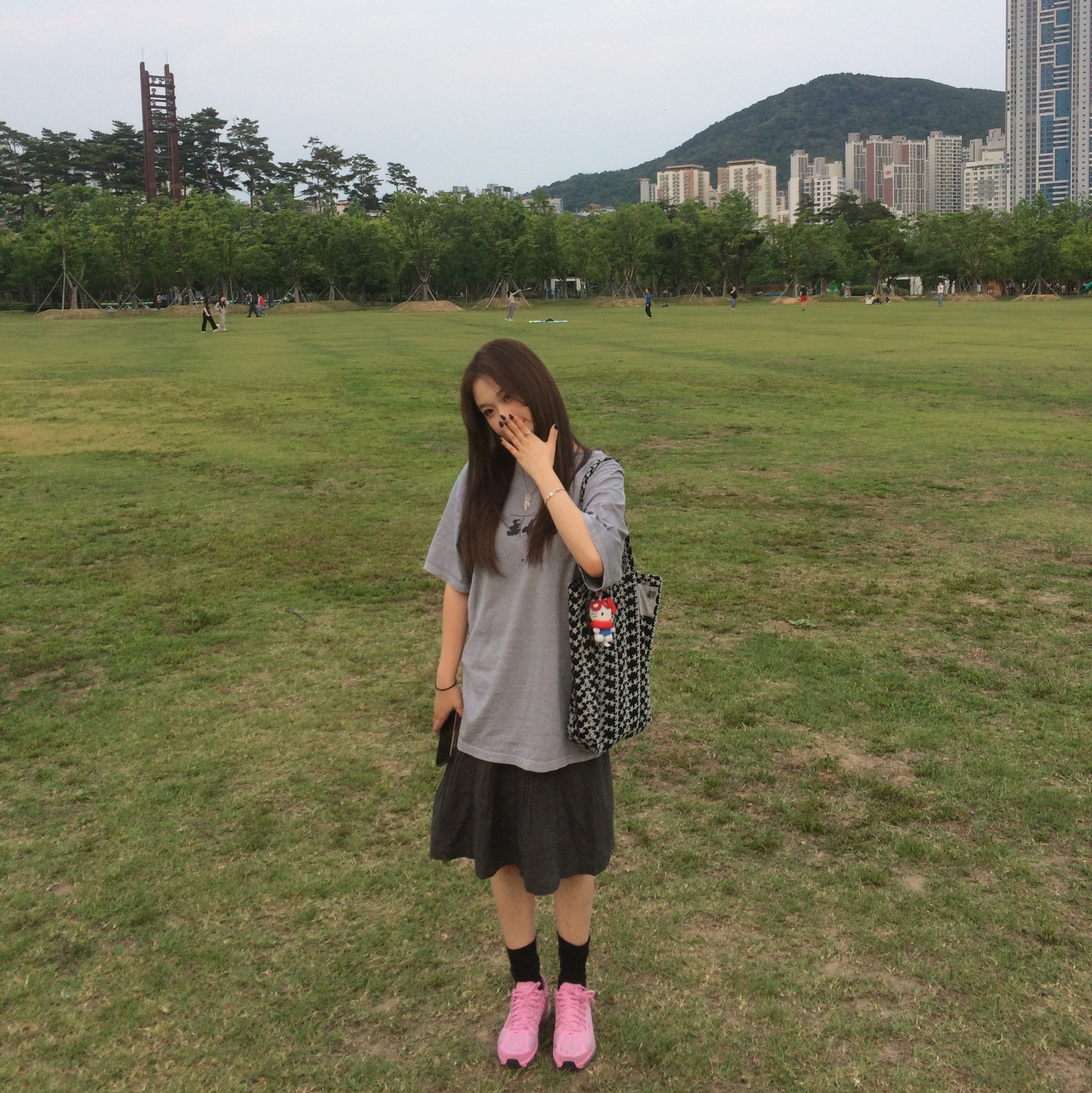 COYSEIO 038 Star Reversible Bag Black, Nike x Stussy Air Max 2013 Psychic Pink 착용 스타일 - 1