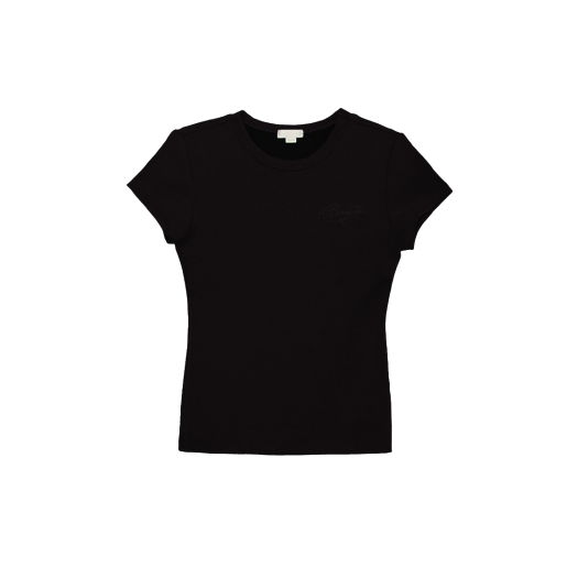 Bonnae-137 [KREAM 단독] Bonnae Embriodery Top Black