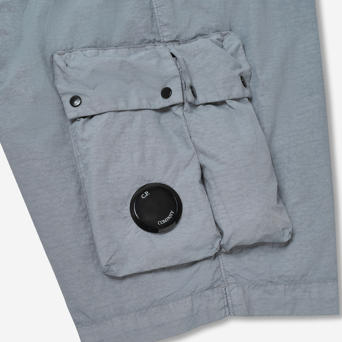 C.P. 컴퍼니 플랫 나일론 카고 스윔 쇼츠 그레이 - 25SS(C.P. Company Flatt Nylon Cargo Swim Shorts Grey - 25SS) - 3