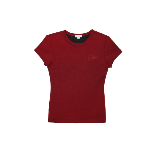 Bonnae-135 [KREAM 단독] Bonnae Embriodery Top Red