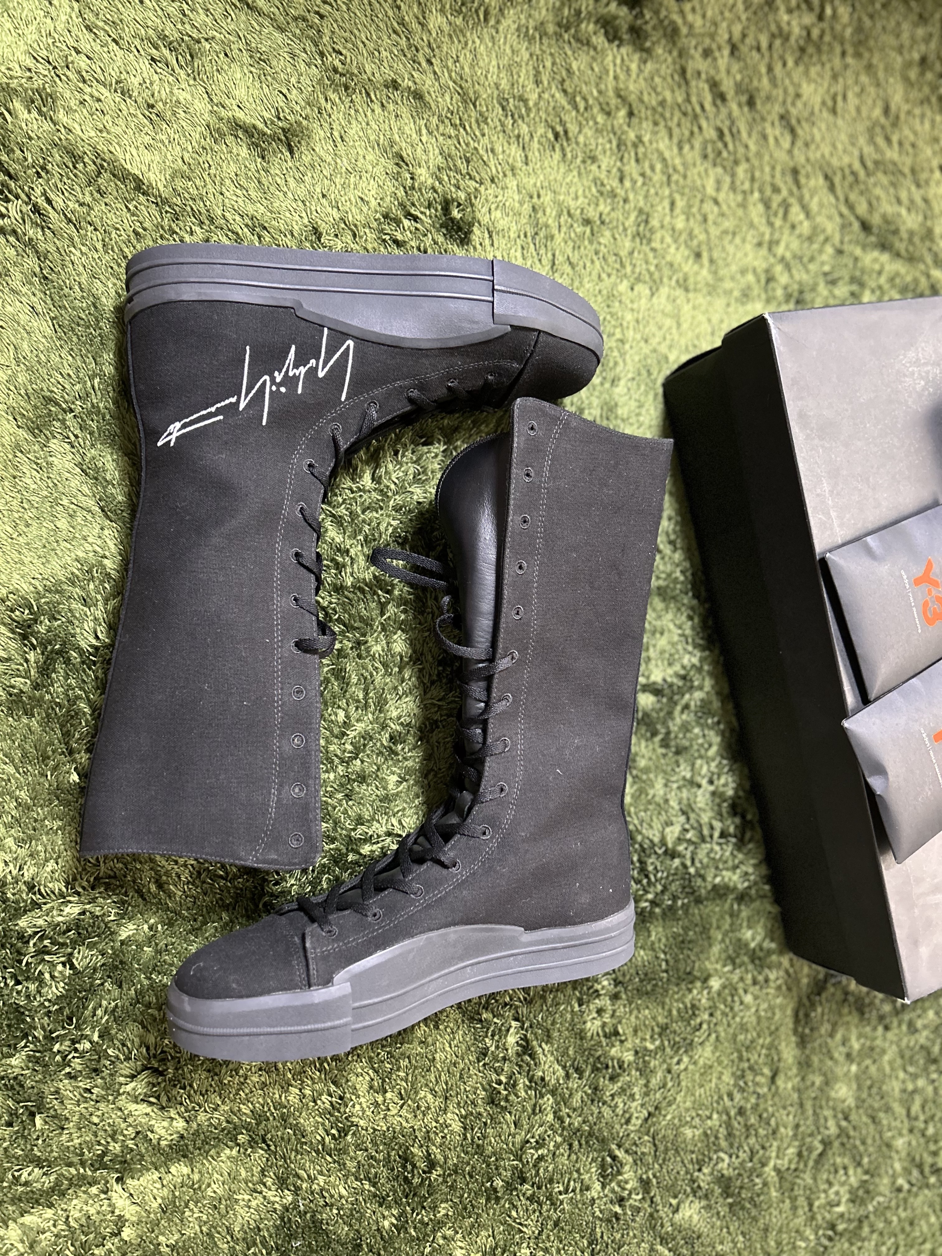 Y-3 Yuben Boot Black 착용 스타일 - 4