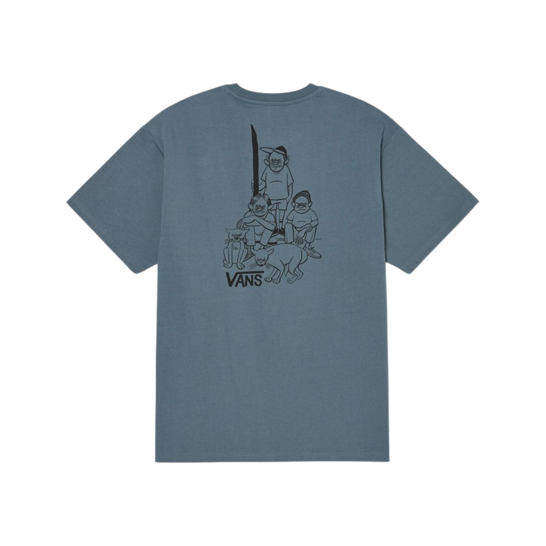 반스 x 유스케 하나이 GFX 티셔츠 그레이(Vans x Yusuke Hanai GFX T-Shirt Grey)
