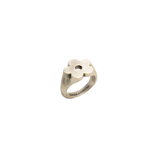 TBH52ABMR001SV TOWTOW.ARCHIVE Floral Ring Silver