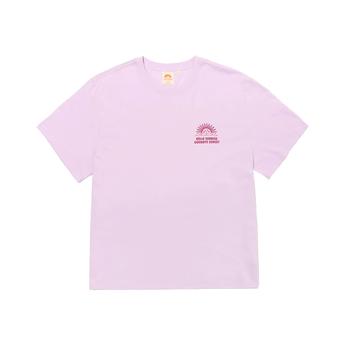 헬로선라이즈 90s 로고 티 라이트 퍼플(Hello Sunrise 90s Logo Tee Light Purple)