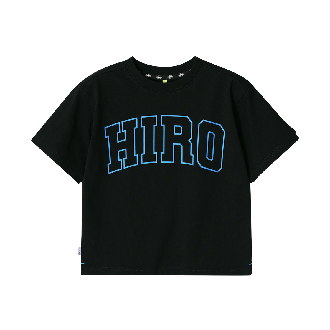 (키즈) 히로 블랭크 티셔츠 블랙((Kids) Hiro Blank T-Shirt Black)