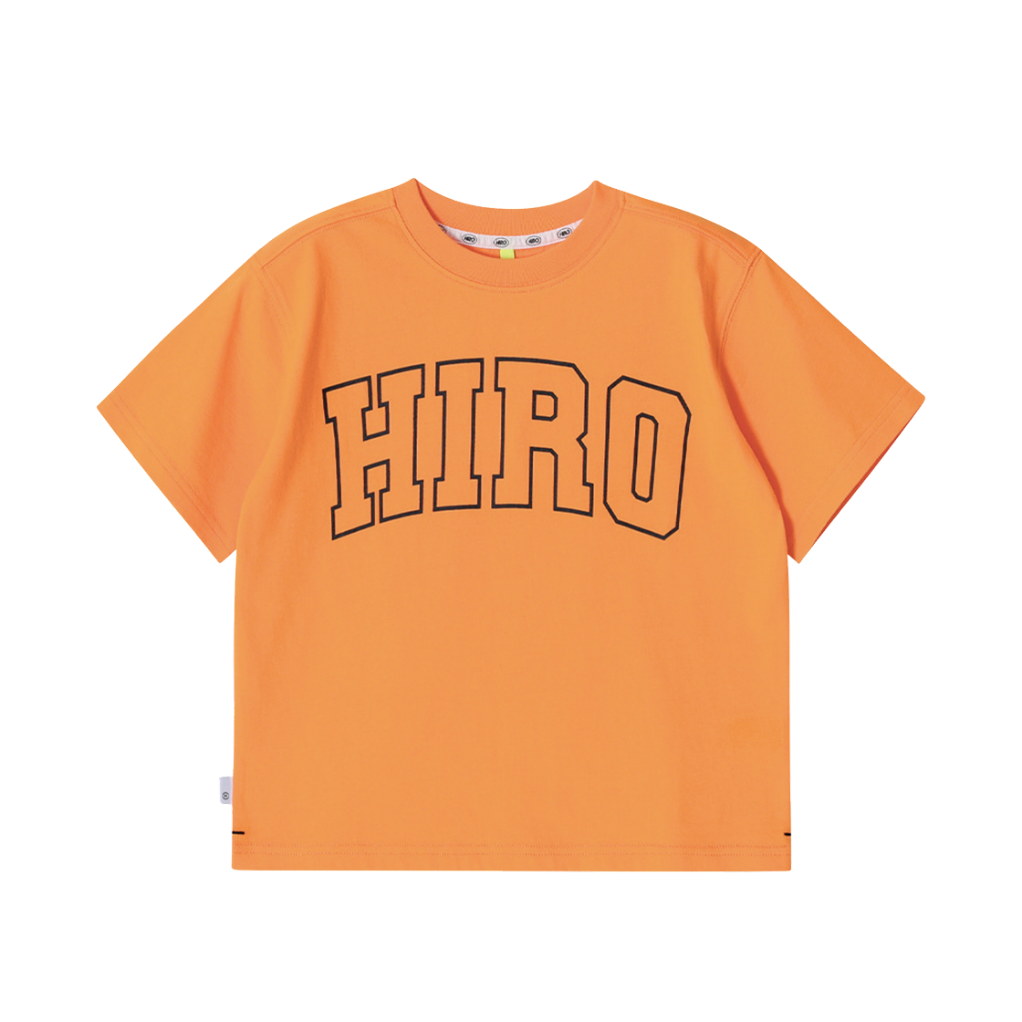 (키즈) 히로 블랭크 티셔츠 오렌지((Kids) Hiro Blank T-Shirt Orange)