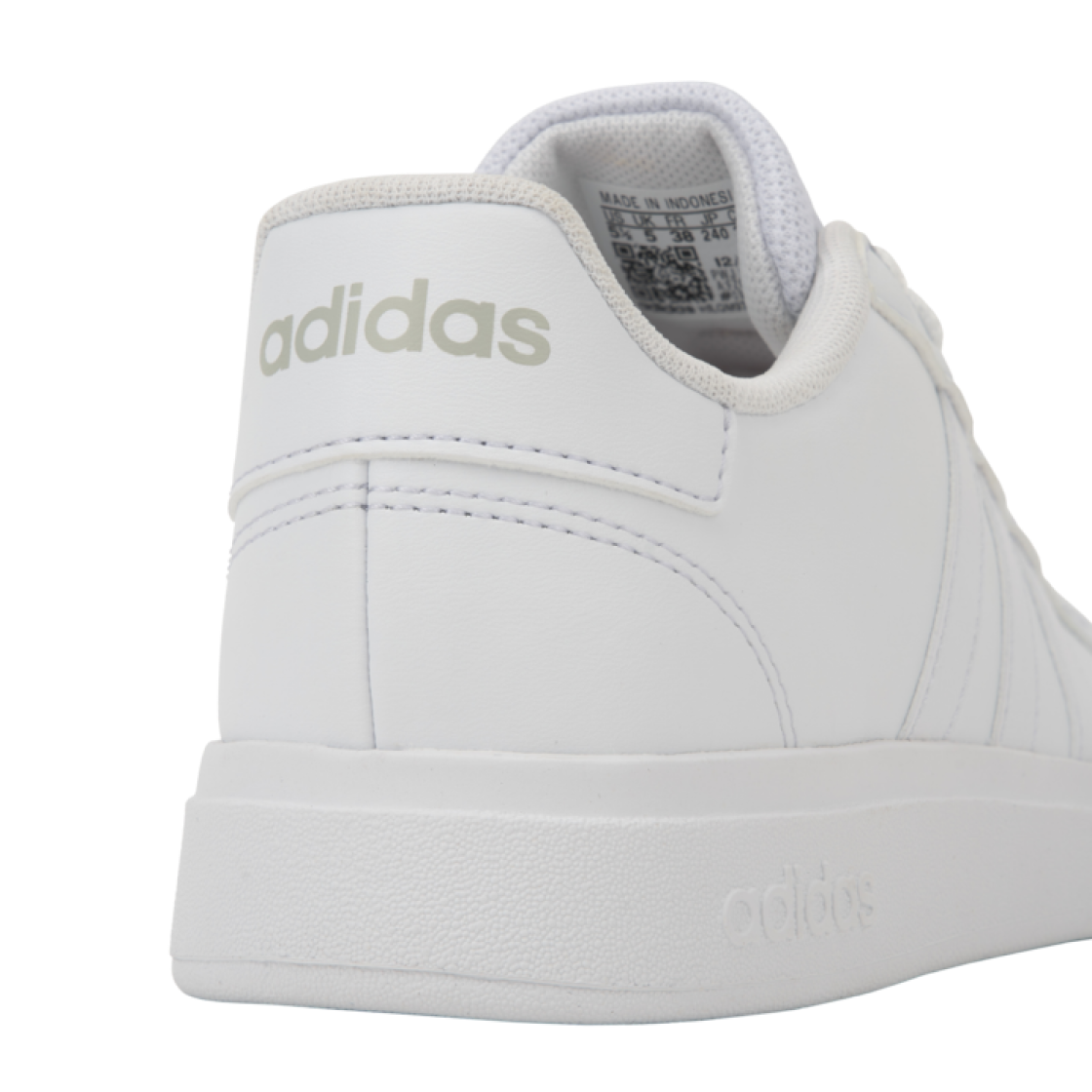 (키즈) 아디다스 그랜드 코트 2.0 클라우드 화이트 그레이 원((Kids) Adidas Grand Court 2.0 Cloud White Grey One) - 8