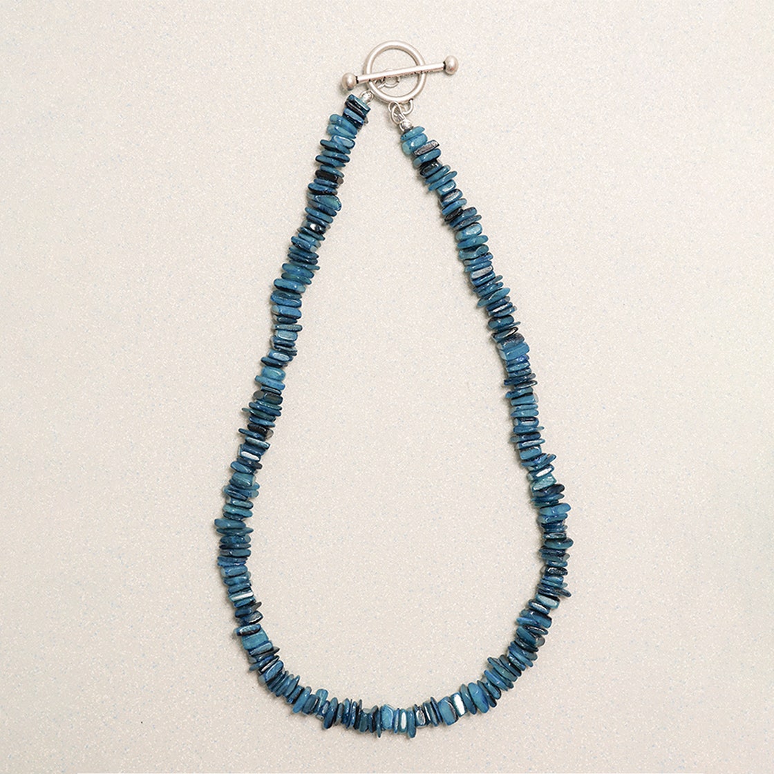 TBH52ABTN006BL TOWTOW.ARCHIVE Luna Shell Nekclace Blue - #2