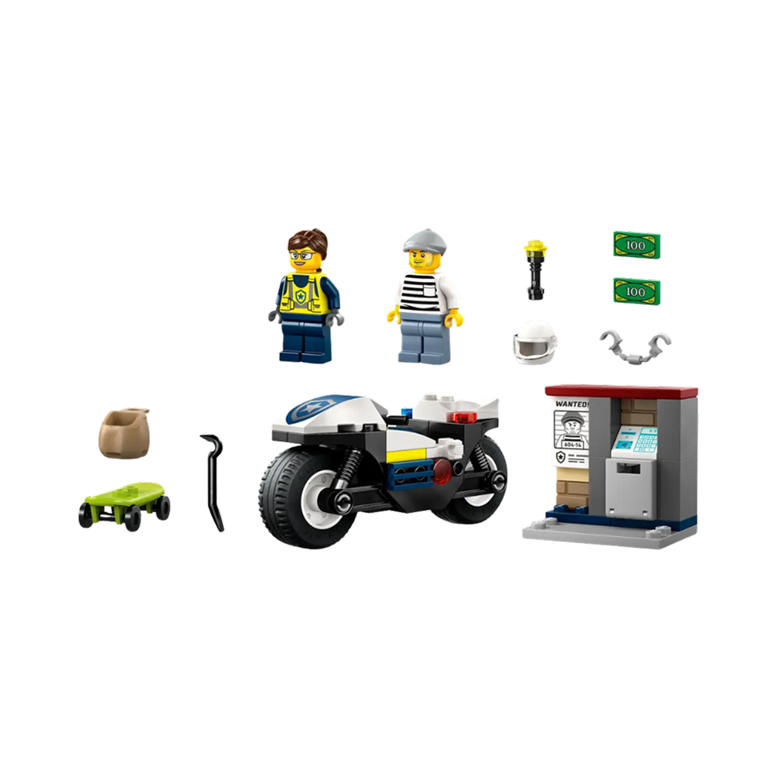 60455 Lego City Police Bike Chase