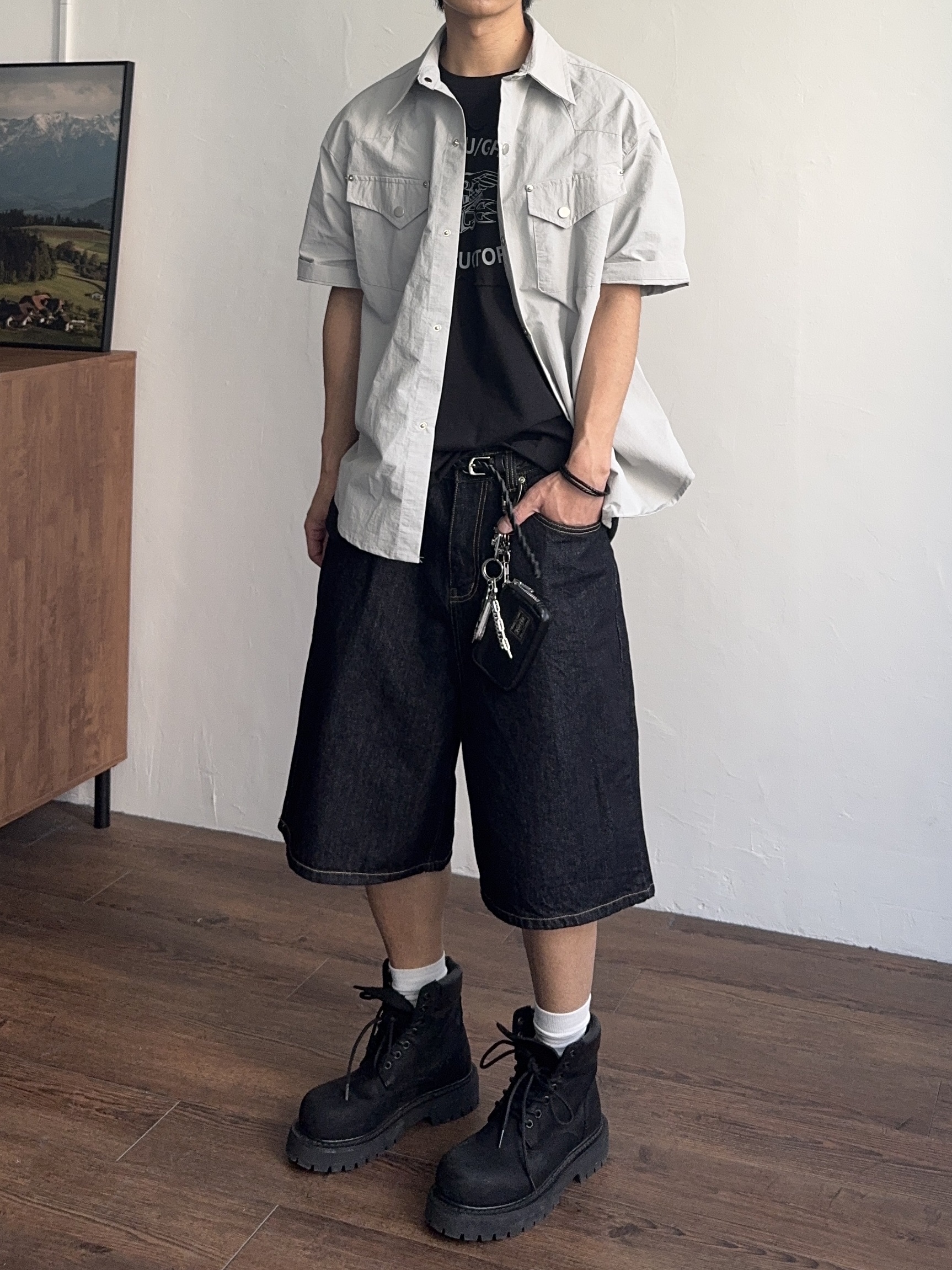 LOSTGARDEN Route Black, Porter Freestyle Multi Coin Case Black 착용 스타일 - 2