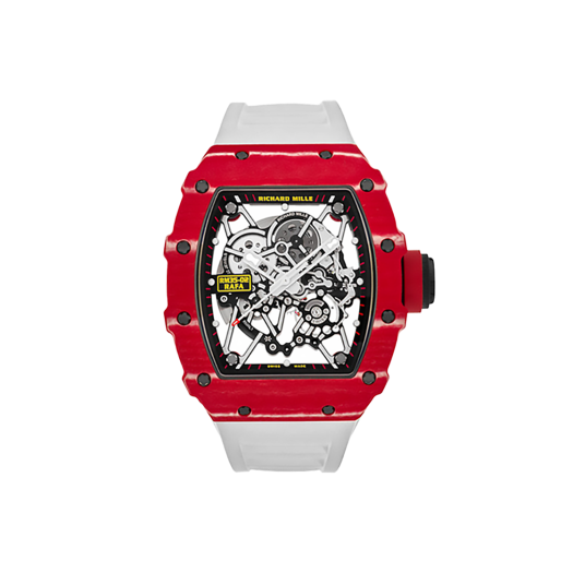 ITBLISE68USW Richard Mille Red Carbon Rafael Nadal 44.5x49.94-RM35-02 Skeleton Dot