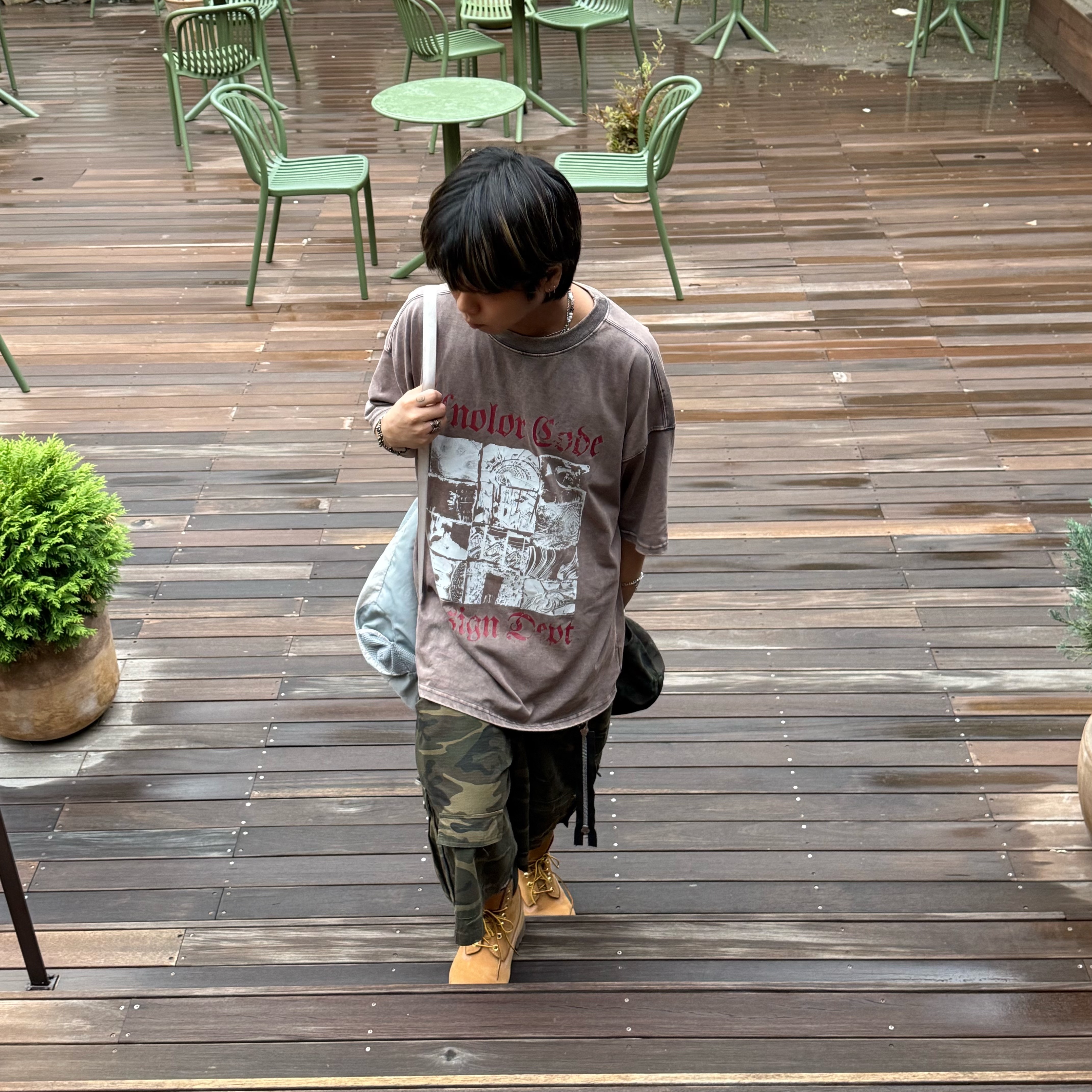 Timberland Premium 6 inch Waterproof Boot Wheat Nubuck - Wide 착용 스타일 - 3