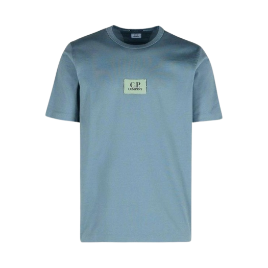 C.P. Company 30/2 Mercerized Jersey Twisted British Sailor T-Shirt  Stormy Weather Blue - 25SS