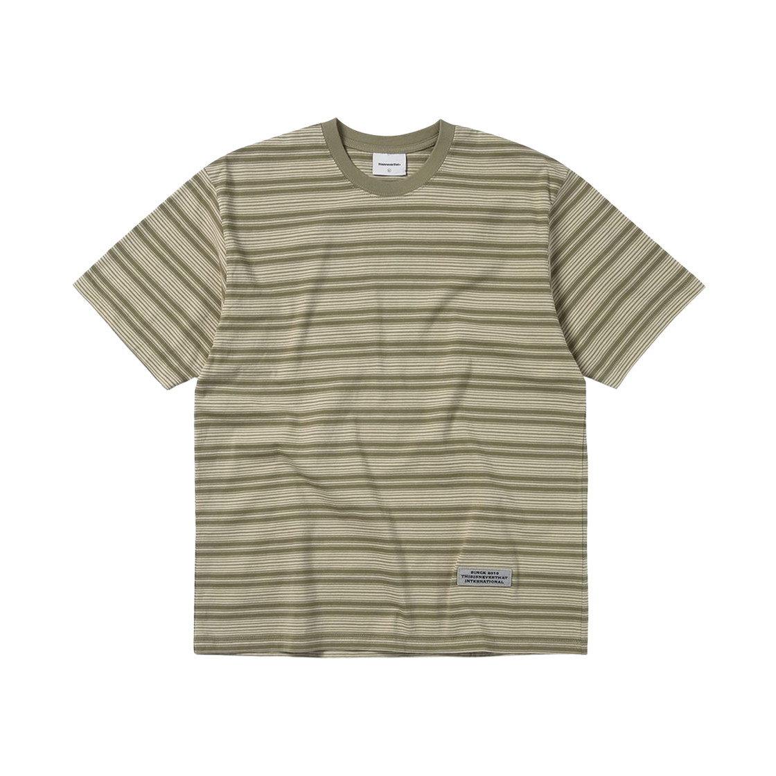 디스이즈네버댓 스트라이프 티셔츠 브라운(Thisisneverthat Striped T-Shirt Brown) - 1