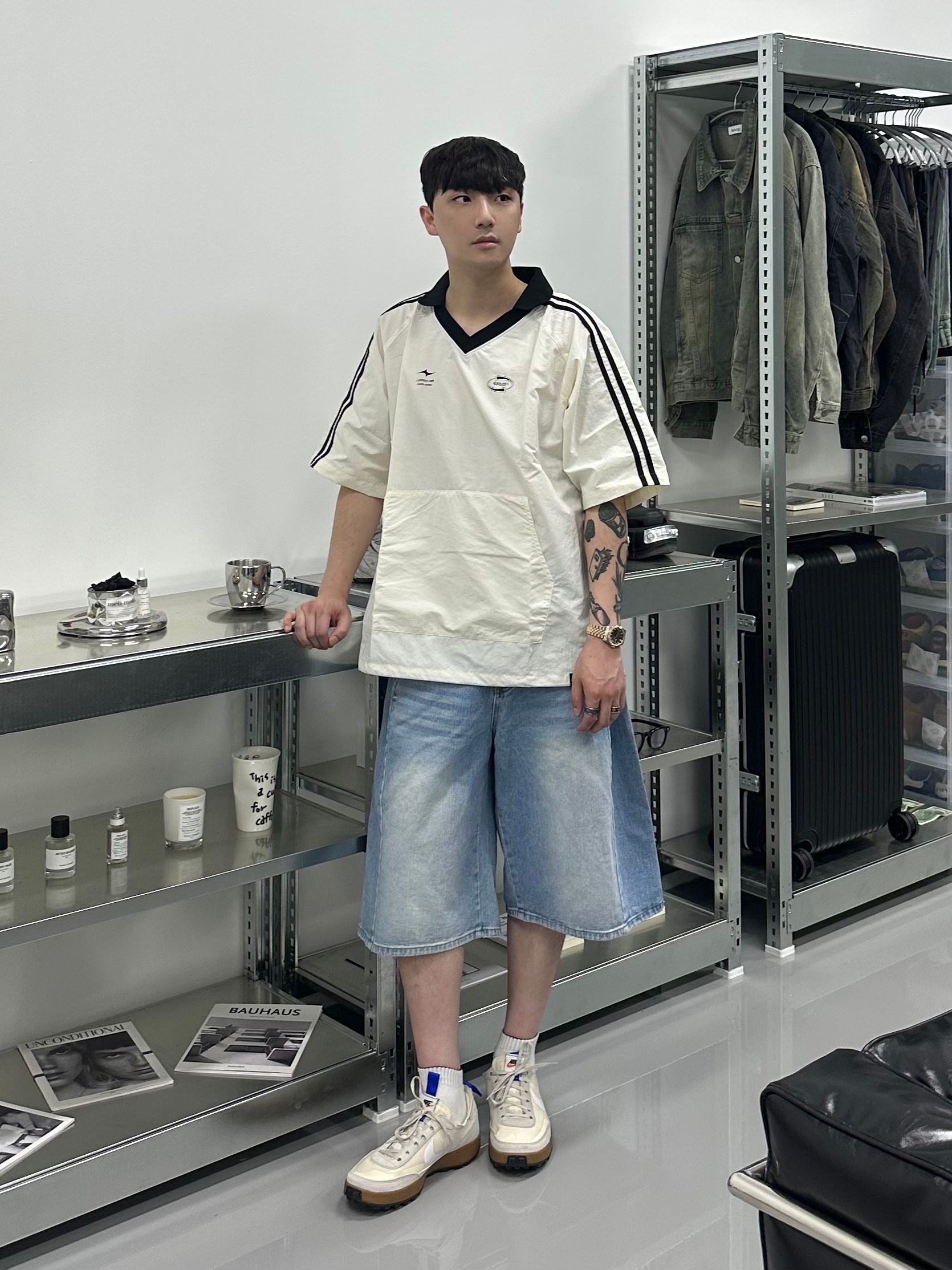 Nike x Tom Sachs General Purpose Shoe Light Cream 착용 스타일 - 1