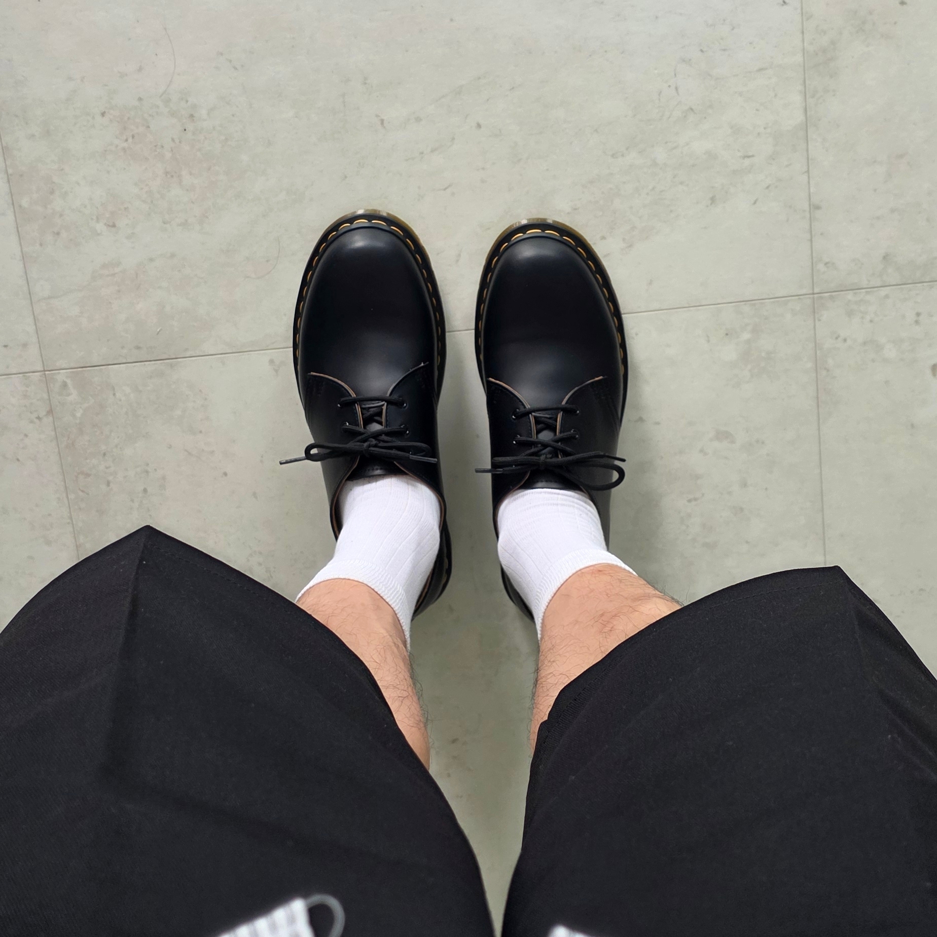 Dr. Martens 1461 Smooth Black 착용 스타일