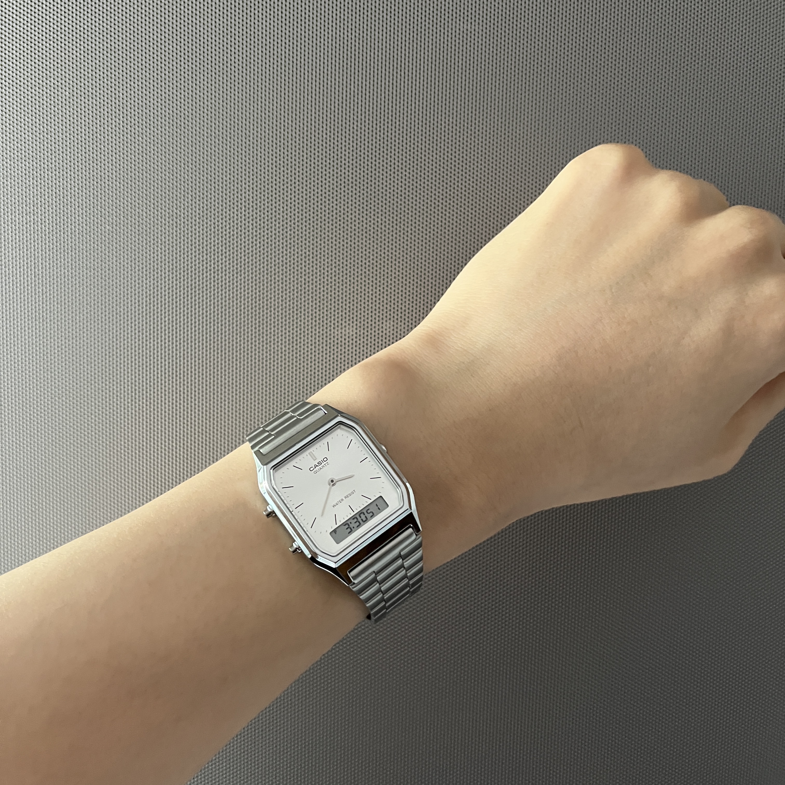 Casio AQ-230A-7AMQY 착용 스타일
