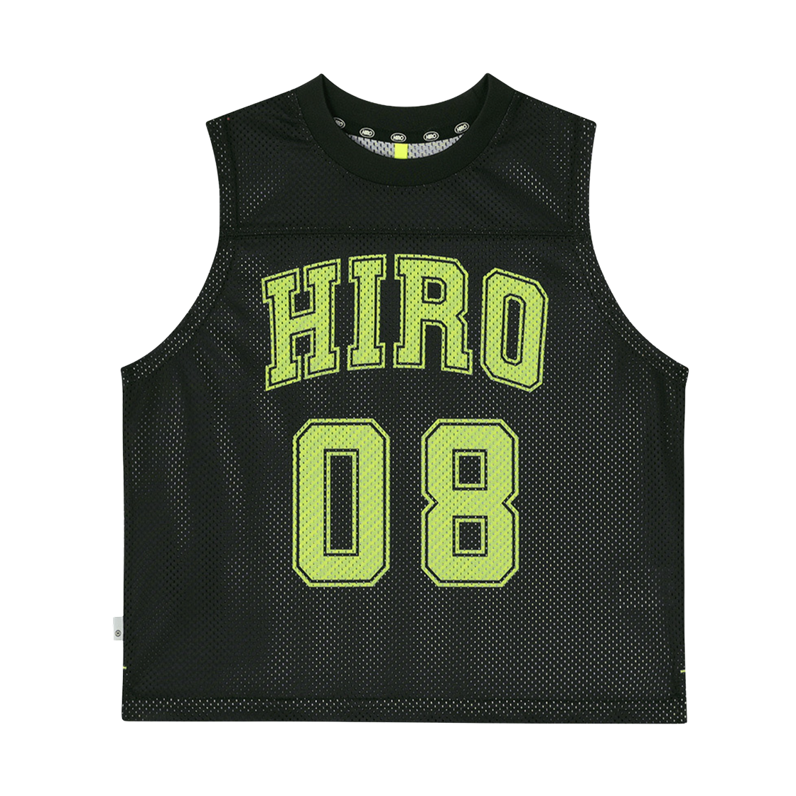 (키즈) 히로 블랭크 메쉬 슬리브리스 블랙((Kids) Hiro Blank Mesh Sleeveless Black)