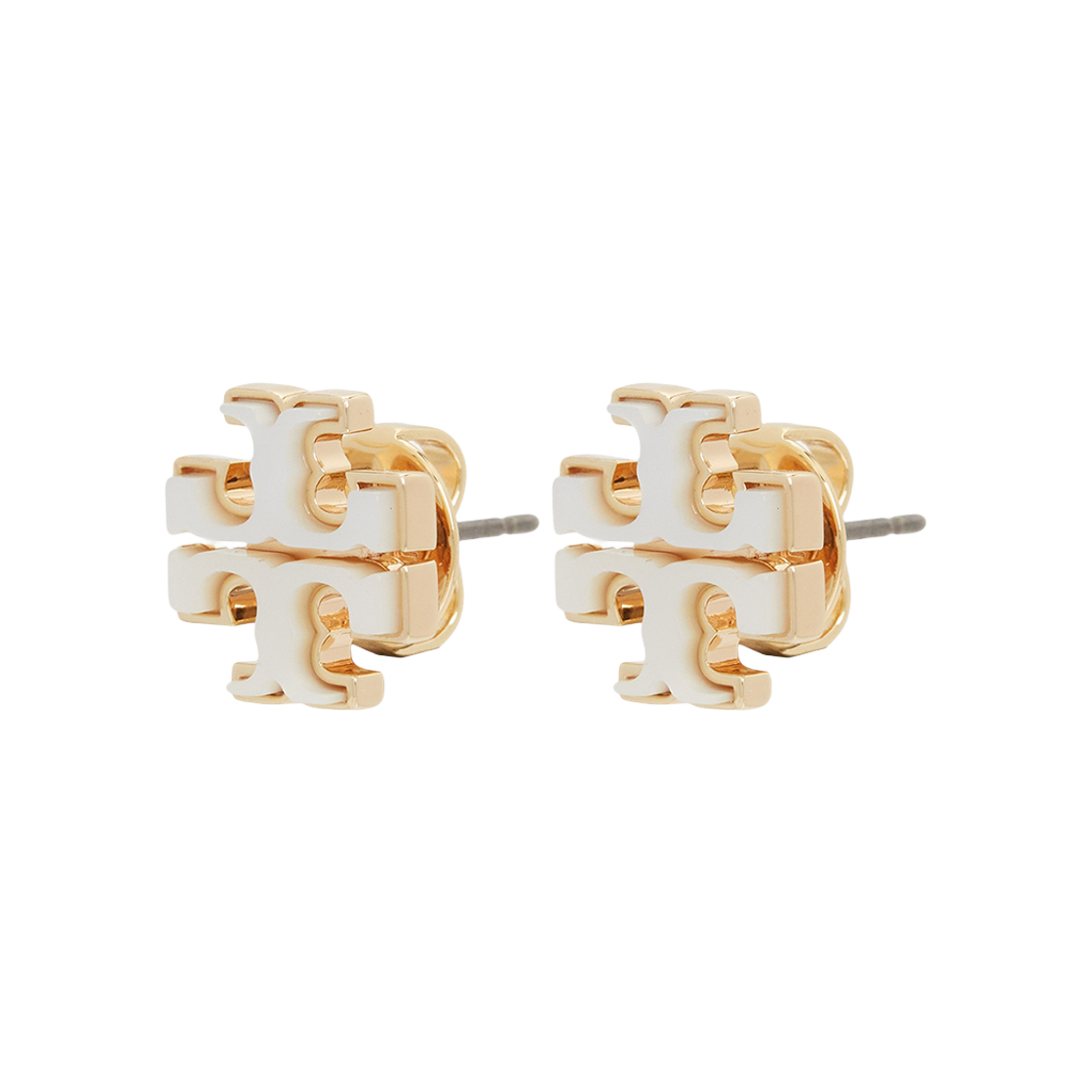 168008-700 (W) Tory Burch Kira Mother Of Pearl Earring Gold - 25FW
