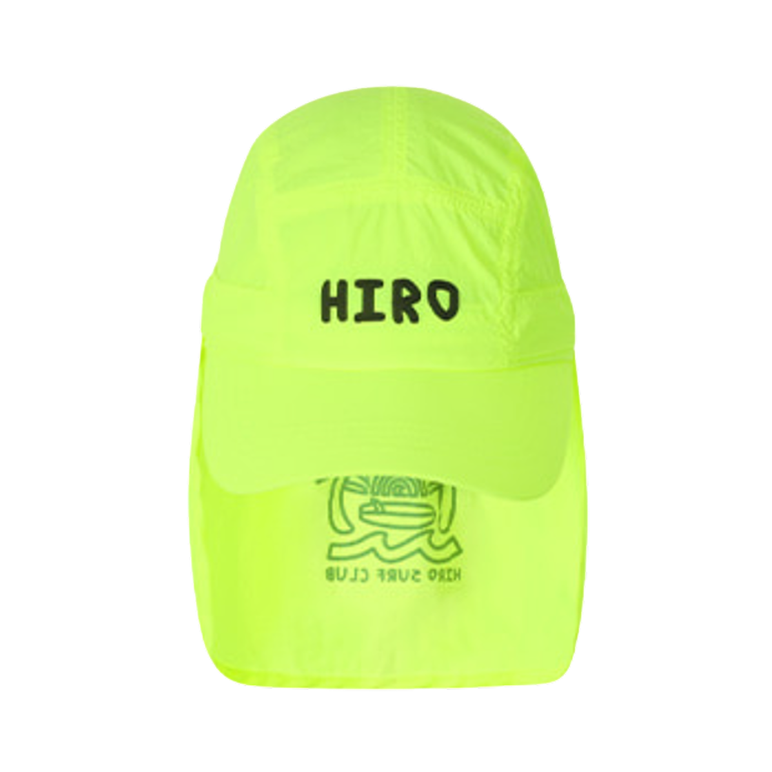 (키즈) 히로 썸머 선쉐이드 캡 네온 옐로우((Kids) Hiro Summer Sunshade Cap Neon Yellow)