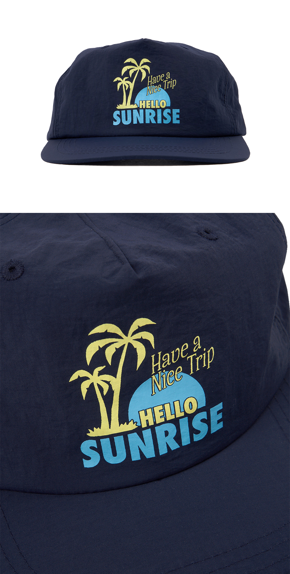 【HELLO SUNRISE】90s Palm Tree Relaxed Fit 5Panel Cap/追跡付 MUSINSA公式 | HELLO SUNRISE 90s Palm Tree Relaxed Fit 5Panel
