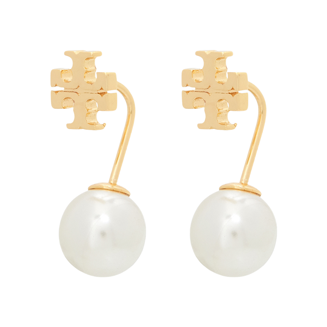 171097-137 (W) Tory Burch Pearl Earring Gold - 25FW