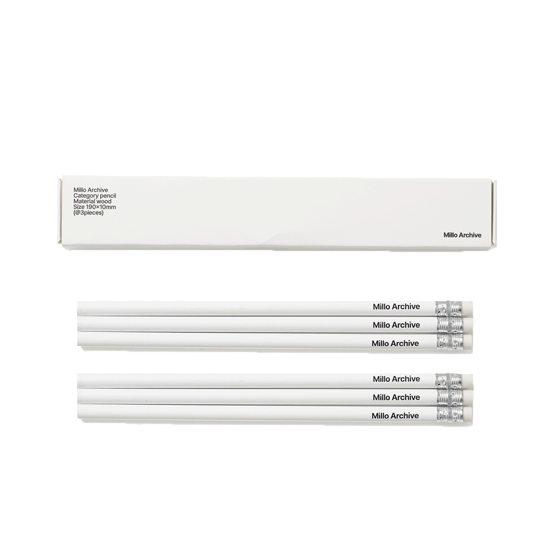 ML650WHT Millo Archive Signature Round Pencil White - 대표 이미지 #1