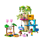 Lego Friends Cat Birthday Party and Tree House
