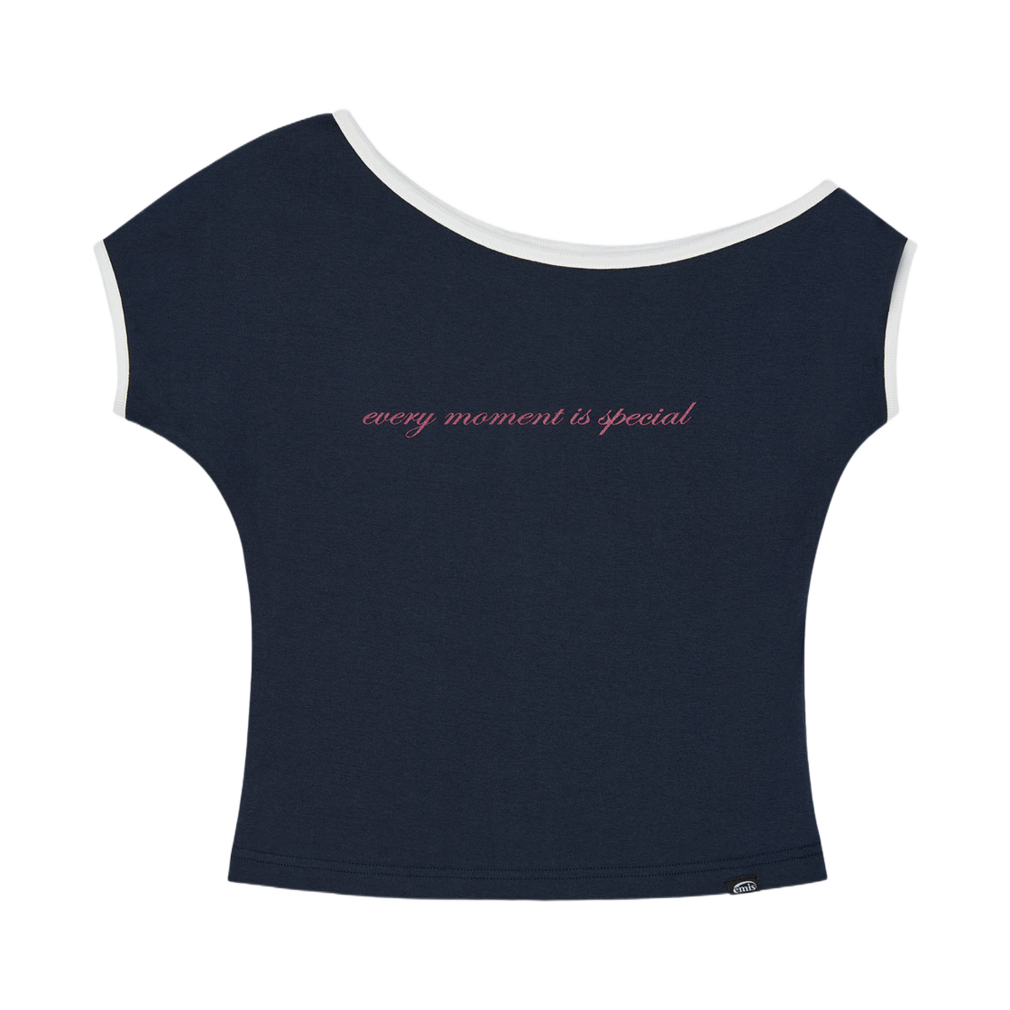 - (W) Emis One Shoulder Top Navy