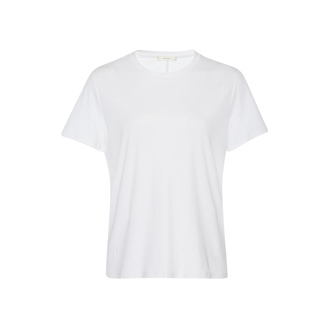 (W) 더 로우 웨슬러 코튼 탑 브라이트 화이트((W) The Row Wesler Cotton Top Bright White)