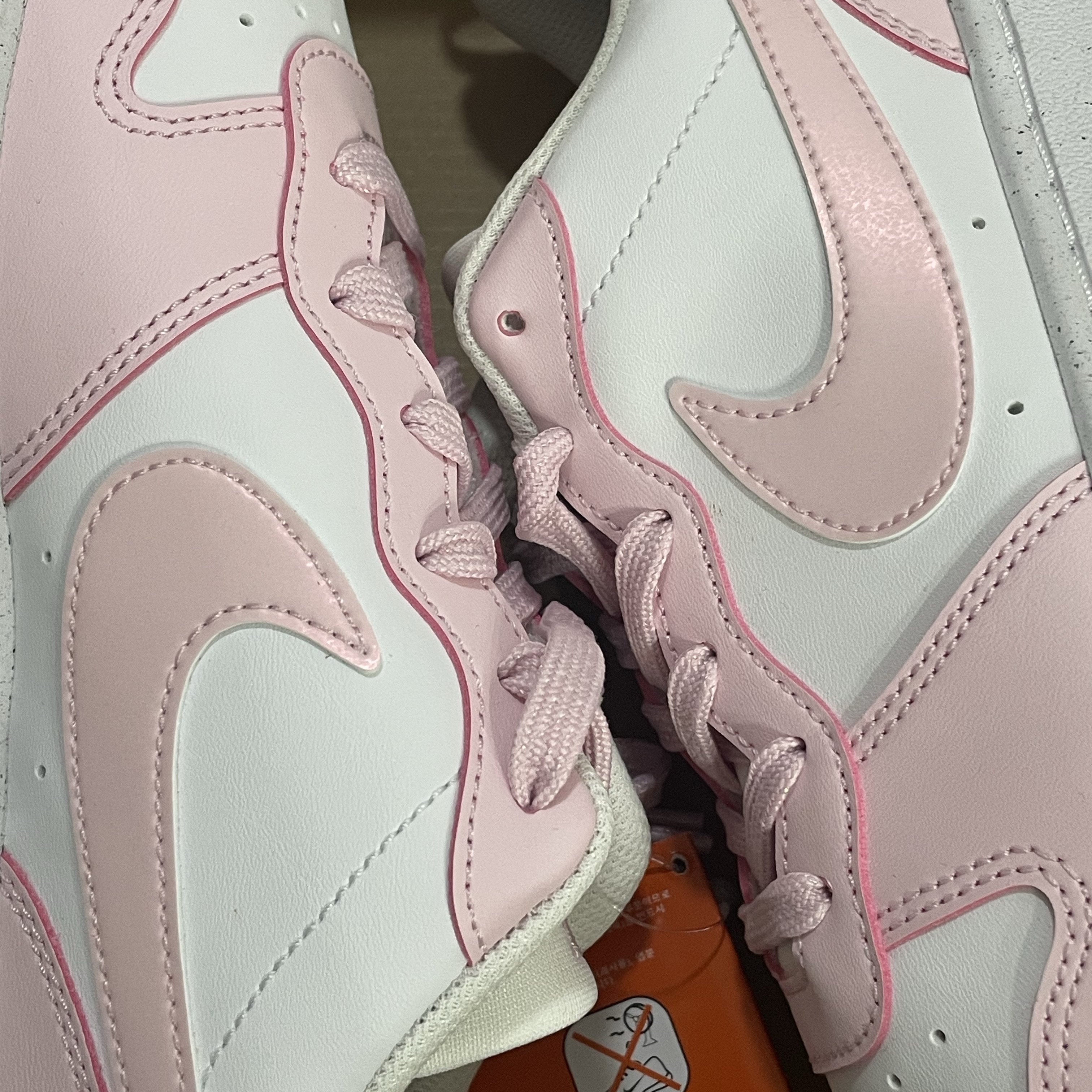 (GS) Nike Court Borough Low Recraft White Pink Foam 착용 스타일 - 1