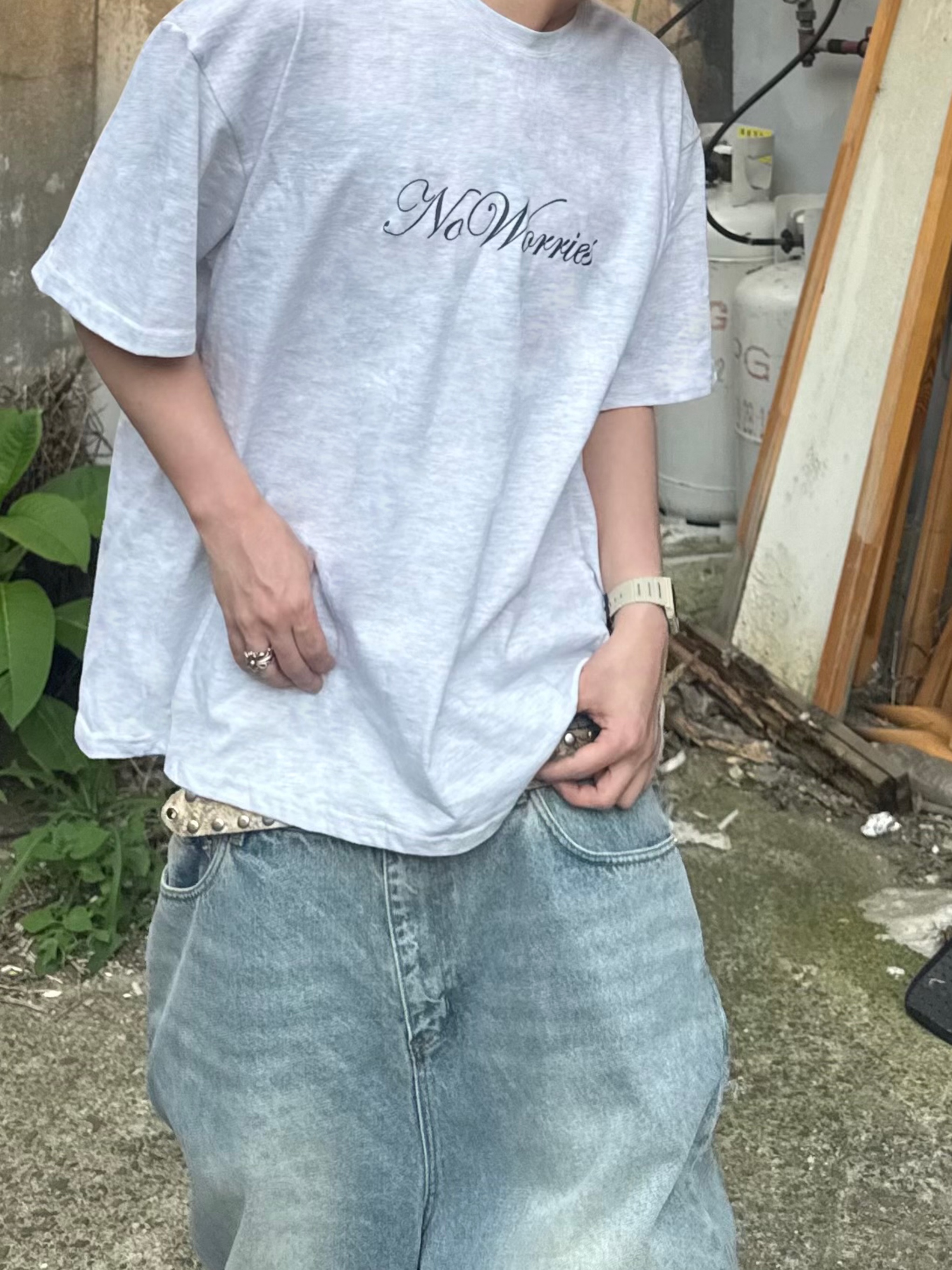 GRAILZ x KOIN SEOUL Kg Logo Cap Black, Stussy 8 Ball Studded Belt Raw Cowhide Hair 착용 스타일 - 4