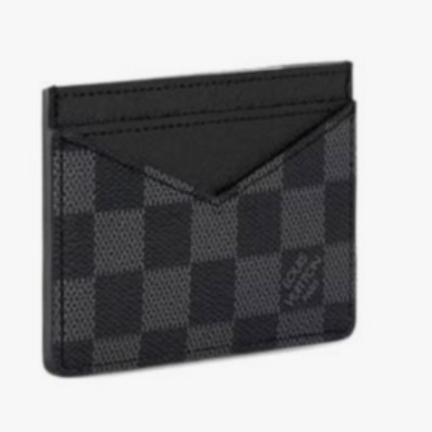 Louis Vuitton Neo Card Holder Damier Graphite Canvas 착용 스타일 - 3