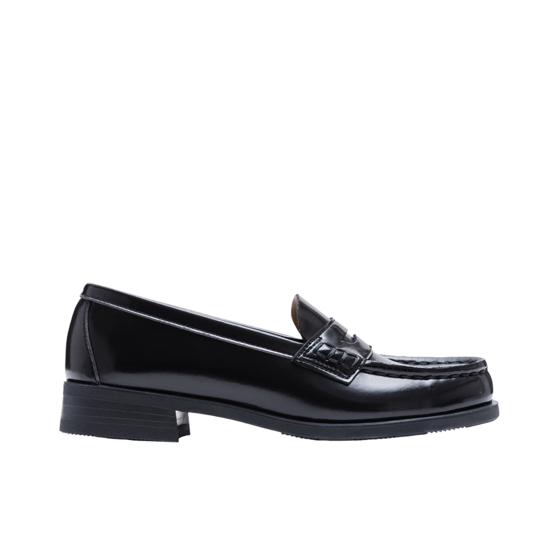 하루타 HS-4505 PU 와이드 페니로퍼 블랙(Haruta HS-4505 Wide Penny Loafer Black)