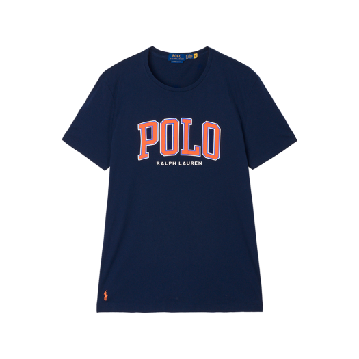 KM5CTSSRLC4NY [30% 적립] Polo Ralph Lauren Custom Slim Fit Logo Jersey T-Shirt Navy - 25FW