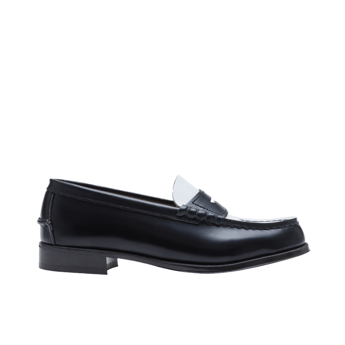 하루타 HS-304 페니로퍼 블랙&화이트(Haruta HS-304 Penny Loafer Black & White)