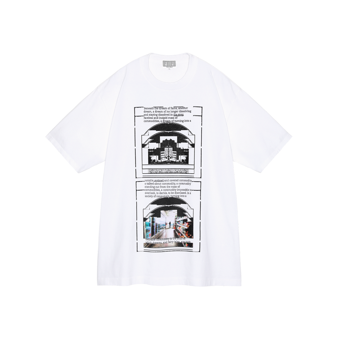 카브엠트 MD 그레이 티셔츠 화이트 - 25SS(Cav Empt MD The Grey T-Shirt White - 25SS)