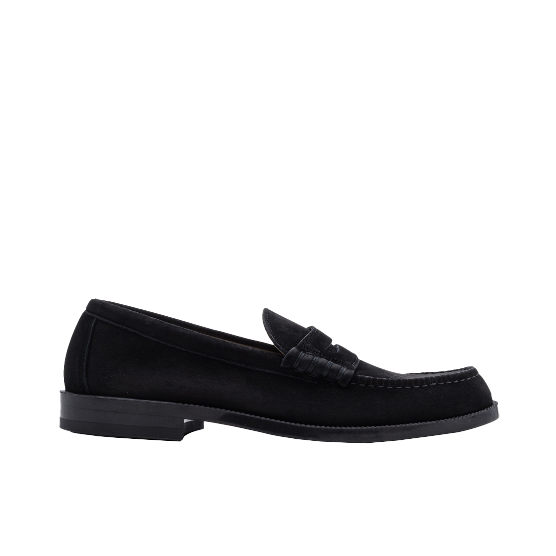 하루타 HS-906 페니로퍼 누벅 블랙(Haruta HS-906 Penny Loafer Nubuck Black)